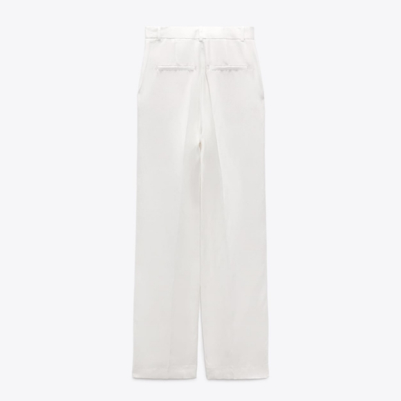 Zara 2 Pc Set Satin Effect Long Blazer & Pants Size XS - Picture 12 of 16